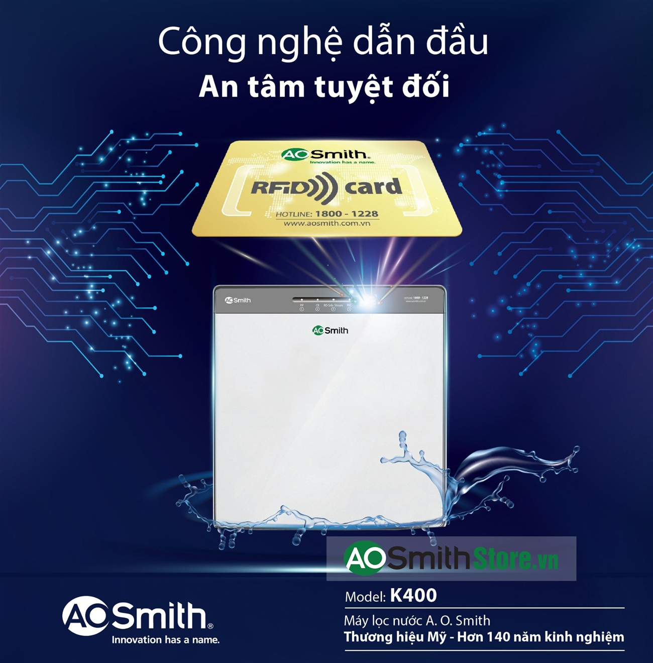 Máy lọc nước Aosmith K400